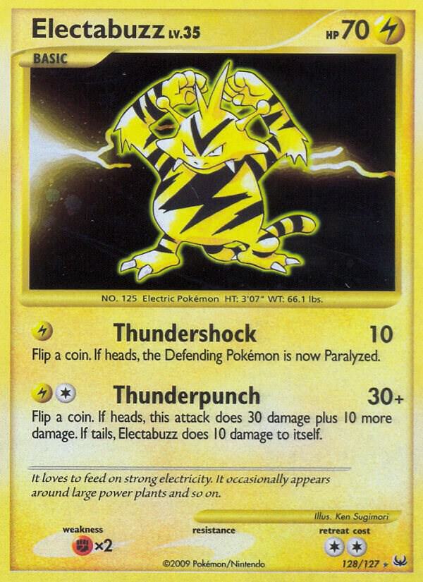 Electabuzz 128/127 - Secret Rare | Platinum | Moderately Played