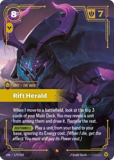 Rift Herald - Unleashed - Near Mint